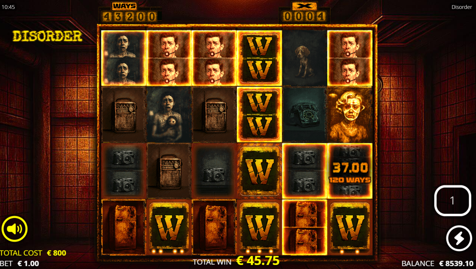 Disorder Free Spins Bonus Play