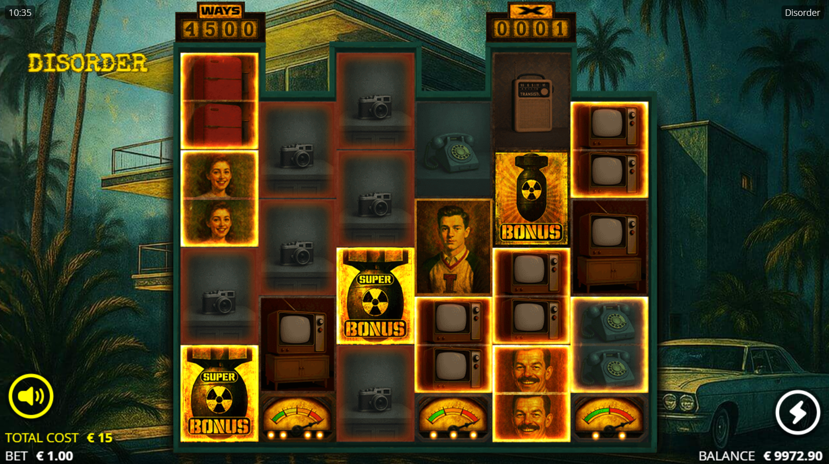 Land 3 or More Bonus and Super Bonus Scatters to Trigger the Free Spins Bonus Games