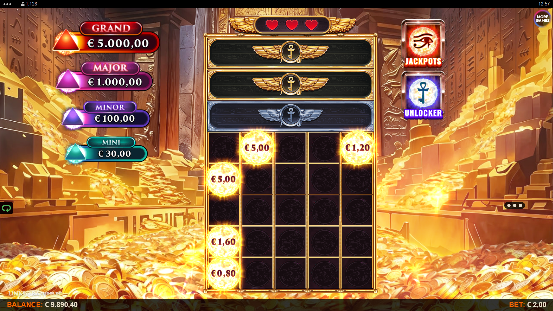 Up to 5 Feature Cards can Trigger the Bonus Game at Once, with all Active Features Applying to the Round